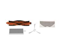 EZVIZ Kit accessoires robot aspirateur laveur RE4/RE4+/RE5/RE5+ – brosse, 2 latérales, 2 filtres, serpillières