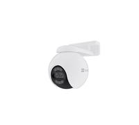 EZVIZ Caméra de surveillance WiFi extérieure H80x 4K Double objectif Vision couleur nocturne