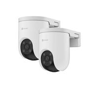 EZVIZ H8c SE 2K Pack Doble Cámara de Seguridad Exterior Rotativa WiFi Blanca