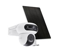 EZVIZ 8MP(4MP+4MP) Camera Surveillance WiFi Exterieure sans Fil à Double Objectif Motorisé, Camera Exterieur Solaire, Mode Always-on, Détection de Personne/Véhicule, HB90 Dual+8W Panneau Solaire