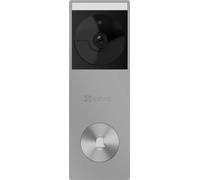 EZVIZ HP3 Pro Sonnette connectée sans Fil et sur Batterie avec Panneau Solaire, Caméra 2K intégrée, Vision Nocturne Couleur, Détection de Personne, Mémoire eMMC 32 Go, Compatible Alexa