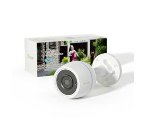EZVIZ Outpro 1080P Caméra Surveillance WiFi Exterieure, Caméra Exterieur WiFi 2.4Ghz avec 30m Vision Nocturne, IP67 étanche, Détection de Mouvement, caméra de Surveillance Compatible avec Alexa H.265
