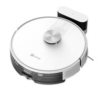 EZVIZ Robot aspirateur laveur RE4 – 3 en 1, 4000Pa, LiDAR, cartographie multi-étage, blanc