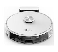 EZVIZ Robot Aspirateur Laveur Robot 3 en 1, 4000Pa, Navigation LiDAR, Détection Obstacles, Cartographie Multi-étageAlexa/WiFi/APP, Idéal pour Poils d'animaux Tapis Sols Durs RE4 Blanc