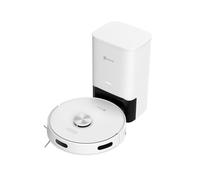 EZVIZ RE5 Plus Robot Aspirateur Laveur avec Station d'Autovidange, Sac 4L, Aspiration 4000Pa, Navigation LiDAR/Infrarouge, Réservoir 0.3L, WiFi, Compatible Alexa/Google Assistant