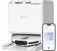 EZVIZ RS20 Pro - Robot Aspirateur avec Serpilliere - Brosse Latérale Surélevée - 7200 Pa - Nettoyage a l'eau Chaude 60°C