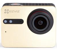 EZVIZ S5 plus - Caméra de poche - 4K / 30 pi/s - 12.0 MP - flash 2 Go - Bluetooth, Wi-Fi - sous-marin jusqu'à 40 m - argent