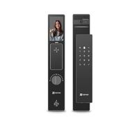 EZVIZ Smart Lock DL50FVS, Serrure de porte d'entrée sans clé 8 en 1, serrure de porte à reconnaissance faciale 3D, stockage intégré de 8 Go, vision nocturne à 2 mètres, interphone actif, contrôle par