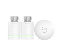 EZVIZ Thermostat Intelligent avec Passerelle A3, Comprenant 2 Thermostats WiFi, Contrôle Ecoénergétique du Chauffage, Installation Facile, Compatible Domotique, T55 Kit