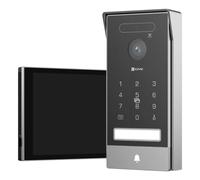 EZVIZ Visiophonne connecté 4K à connexion 2 filsEcran tactile 8 pouces Nouveautés: Deverouillage par Reconnaissance faciale, Deverouillage lecture paume de