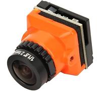 Ezweiji FPV Mini Caméra HD Simple, 1500 écrans, Objectif OSD 2.1mm, sans Fil, sans Miroir, pour Quadrirotor, Drone, Caméra FPV Orange