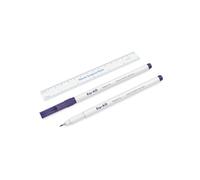Ezy-Aid Lot de 10 marqueurs stériles pour la peau | Encre violette de gentiane, règle dans un emballage stérile, emballés individuellement | Pointe fine, régulière, extra fine et large | Non toxique,