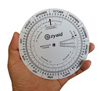 Ezyaid Roue de grossesse, calculatrice de date d'échéance pour OB-GYN, roue de recherche de date de naissance conçue pour les sages-femmes, les infirmières, les patients et les médecins