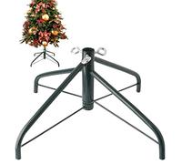 EZYDECOR Support pliable en métal pour sapin de Noël artificiel avec roulettes (43,2 cm)