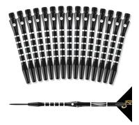 Ezydka Tige de Fléchettes 15 Pièces Tige de Fléchettes en Aluminium, Arbres de Fléchettes Filetées, Accessoires pour Fléchettes 2BA pour Fléchettes à Pointe Souple Ou Acier