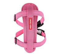 EZYDOG Classic Chest Plate Harnais pour Chien de Petite, Moyenne et Grande Taille - Coutures réfléchissantes, Anti-Traction, matériau Respirant (Rose)