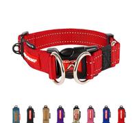 EzyDog Collier à anneau double - Rouge - Small (22cm - 29cm)