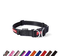 EzyDog Collier Double pour Chien Noir Taille L