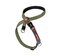 EzyDog Harnais Anti Traction pour Chien - Cross Check Harnais de Dressage Chien, Harnais de Sécurité, Anti Évasion, Réfléchissant, Fonction 2 en 1 (S, Vert)