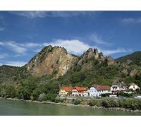 EZYHO Autriche Wachau Paysage Bricolage 5D Diamant Peinture Par Numéro Kits Uniques Décoration Murale Maison Cristal Strass Décoration Murale 40x50cm