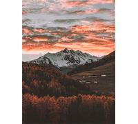 EZYHO Diamond Painting Scenery 5D Diamond Art Kits,DIY Crystal Creations for Kids,Rhinestone Cross Stitch Painting by Numbers for Adults Home Wall Decoration Round Diamond,40x50cm nVc106