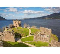 EZYHO Magnifique Loch Ness d'Angleterre, kit de peinture diamant 5D à faire soi-même, par numéros, décoration murale unique, strass en cristal, 50 x 50 cm