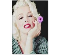 EZYHO Peinture diamant, images diamant pour adultes et enfants, Marilyn Monroe, bricolage, point de croix, artisanat, broderie strass cristal, sans cadre 50 * 50 cm