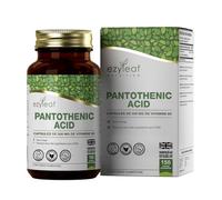 Ezyleaf Acide Pantothénique Supplément | 150 Capsules Vitamine B5 à Haute Teneur - 500mg Pantothenique par portion | Vitamin B5 | Sans OGM Sans Gluten Sans Remplissage | Fabriqué au UK