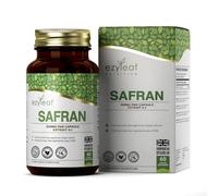 Ezyleaf Safran Supplément | 60 Safran Gelules à Haute Teneur - 200mg Saffron D'extrait par Portion | Sans OGM sans Gluten sans Produit ni Allergène | Fabriqué au Royaume-Uni