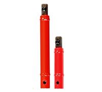 Ezyroller Classic Classic X Barres d'extension pour trike, scooter, extérieur, accessoire de rechange pour véhicule amusant à partir de 3 ans (rouge, 110 + 197 mm)