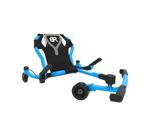 EzyRoller Spinner Ride on Scooter for Kids & Teens, Outdoor Ride on Toy with Caster Wheels for Drifting & Tight Turning, Up to 150 lbs, Ages 4 & Up - Blue