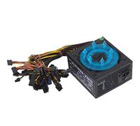 EZZON Bitcoin Alimentation pour mineur de 1800 W 2000 W 2400 W ATX 12 V Prise en charge de 8 cartes d'affichage GPU (2600 W)