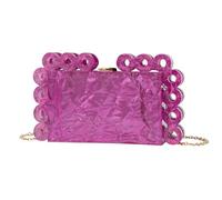 EZZON Fashion Trend Sac de soirée en marbre pour femme Sac à bandoulière pour téléphone portable, rose, Taille unique