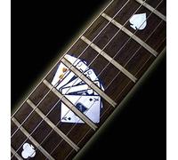 F-020PC-WT Inlay Stickers, Playing Card Fret Markers