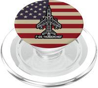 F-105 Thunderchief Avion de Guerre américain Classique PopSockets PopGrip pour MagSafe