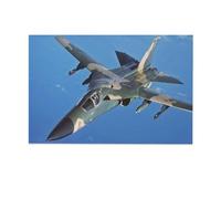 F-111 Aardvark - Impression sur toile de style militaire - Décoration murale sans cadre - Pour chambre à coucher, salon, bureau, dortoir, cadeau - 50,8 x 76,2 cm