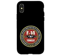 F-14 Tomcat Fighter Jet Naval Art Avion Militaire Coque pour iPhone X/XS
