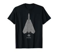 F-14 Tomcat Tech Dessin Militaire Jet Avion T-Shirt T-Shirt