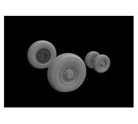 F-14d Wheels For Amk - 1:48e - Accessories