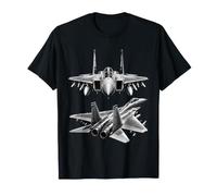F-15 Fighter Jet Front and Rear Views T-Shirt