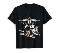 F-15 Fighter Jet Front and Rear Views T-Shirt