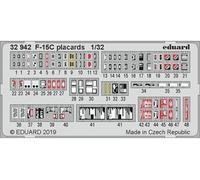 F-15c Placards For Tamiya - 1:32e - Accessories