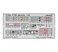F-15c Placards For Tamiya - 1:32e - Eduard Accessories G