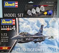 F-16D Falcon Tigermeet 2014 + farby i klej - Revell 63844 skala 1/72