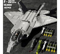 F-22 - Avion De Chasse Aérien De Haute Technologie, Bateau De Requin Volant, Modèle Blocs De Construction, Jouet En Brique, F-18 F-22 F-35