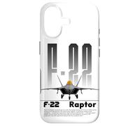 F-22 Raptor Stealth Fighter Jet USAF Aviation Aviation Coque pour iPhone 17