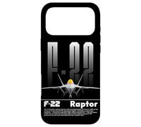 F-22 Raptor Stealth Fighter Jet USAF Aviation Aviation Coque pour iPhone 17 Pro Max