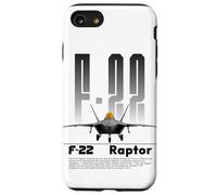 F-22 Raptor Stealth Fighter Jet USAF Aviation Aviation Coque pour iPhone SE (2020) / 7/8