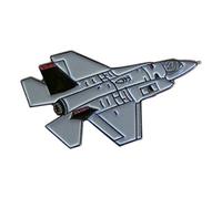 F-35 F35B RAF Lightning 11 Broche en métal émaillé