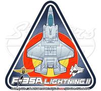 F-35 Lightning II Armée de l'air belge, Lockheed F-35A JSF Belgique (95 mm x 93 mm) autocollant en vinyle, décalcomanie